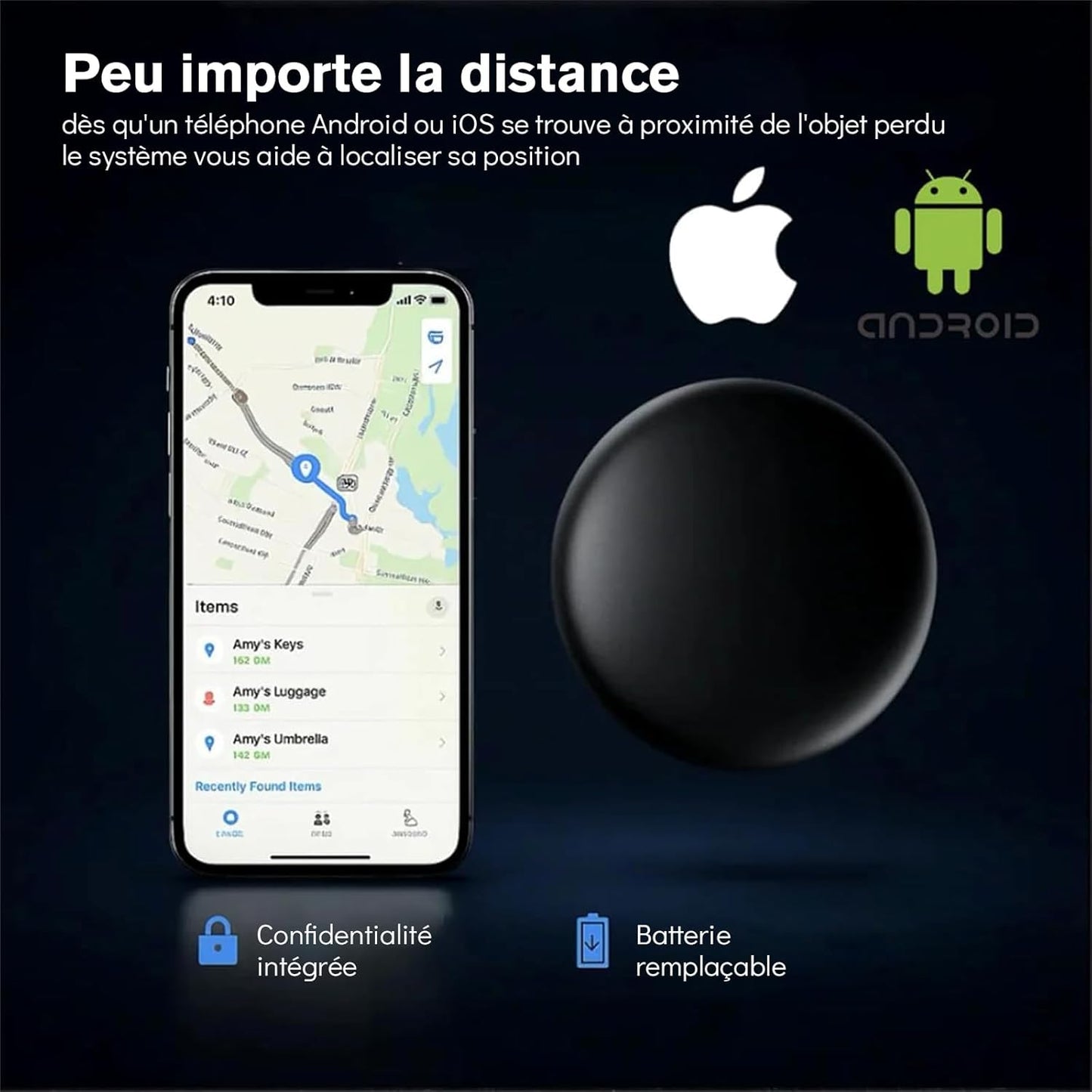 SENOVA™ - GPS sans abonnement (Android/Apple)